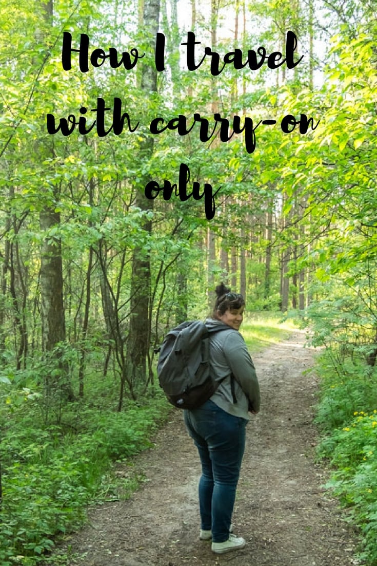 How I travel with carry-on only