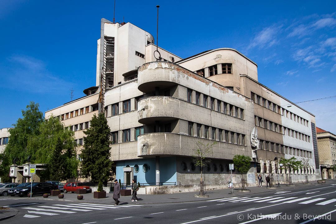 Belgrade brutalist architecture