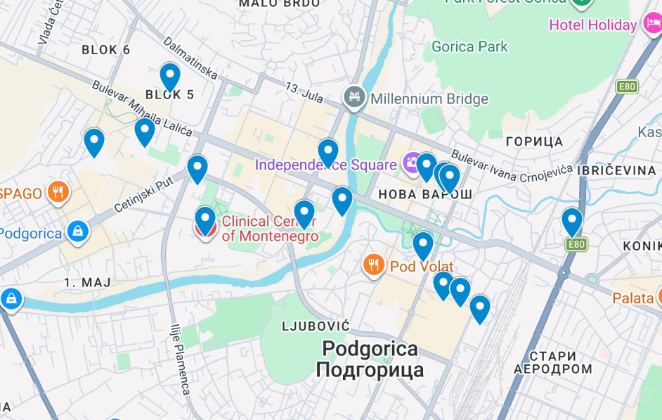 Podgoricos brutalistinė architektūra