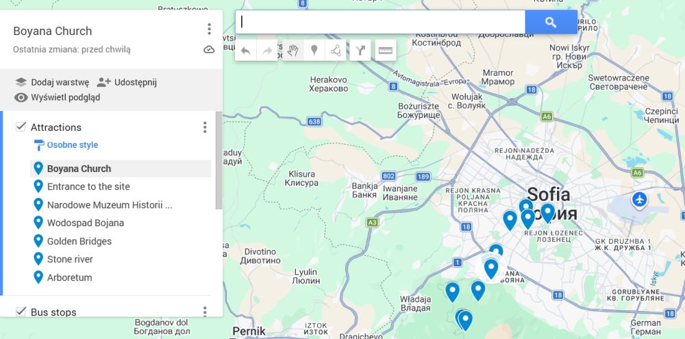 boyana church map